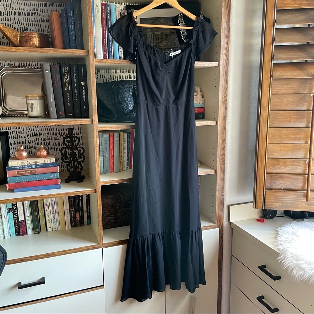 Reformation // Butterfly Off Shoulder Long Dress - Picture 3 of 12